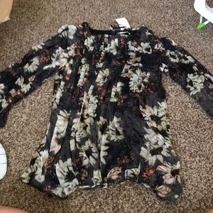 Flower flow dress with lining